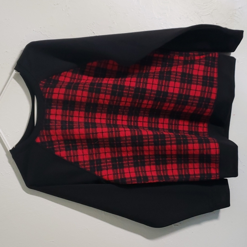 Buffalo plaid sweatshirt